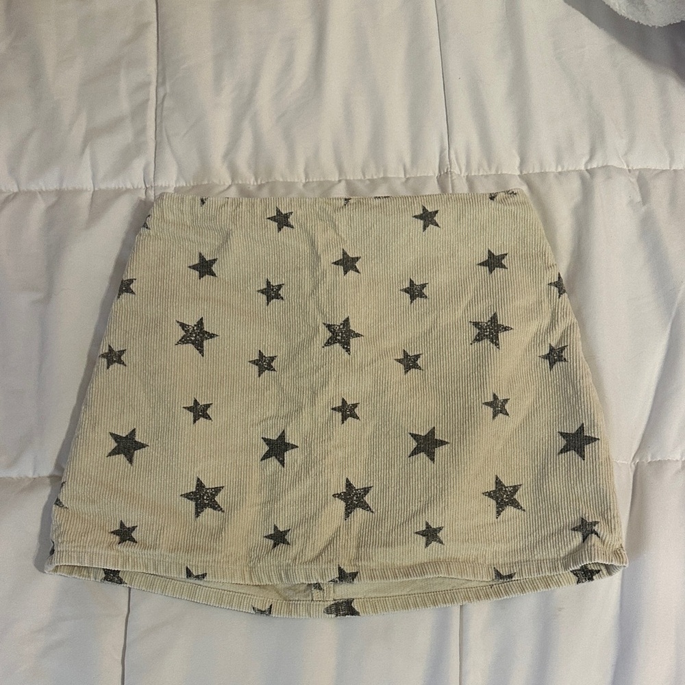 Alterd State Star Patterned Corduroy Mini Skirt